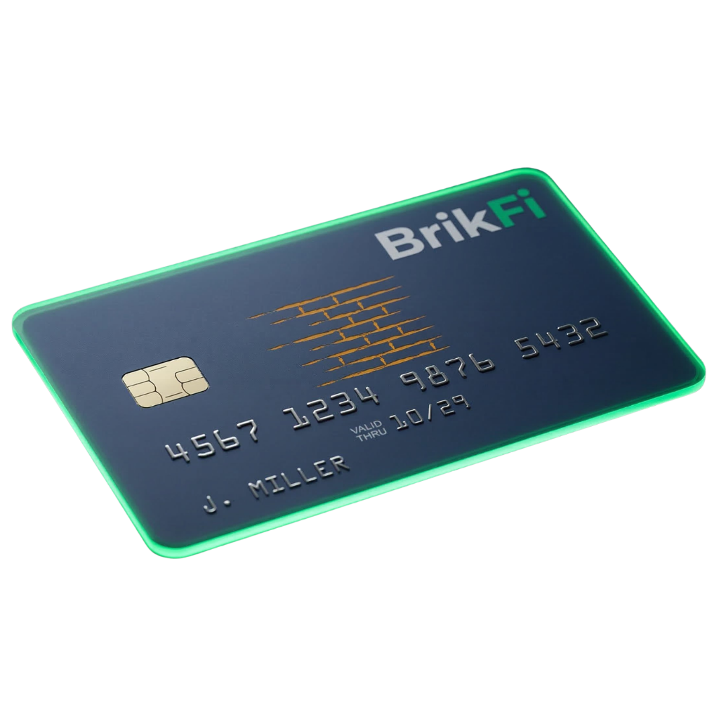 BrikFi premium debit card
